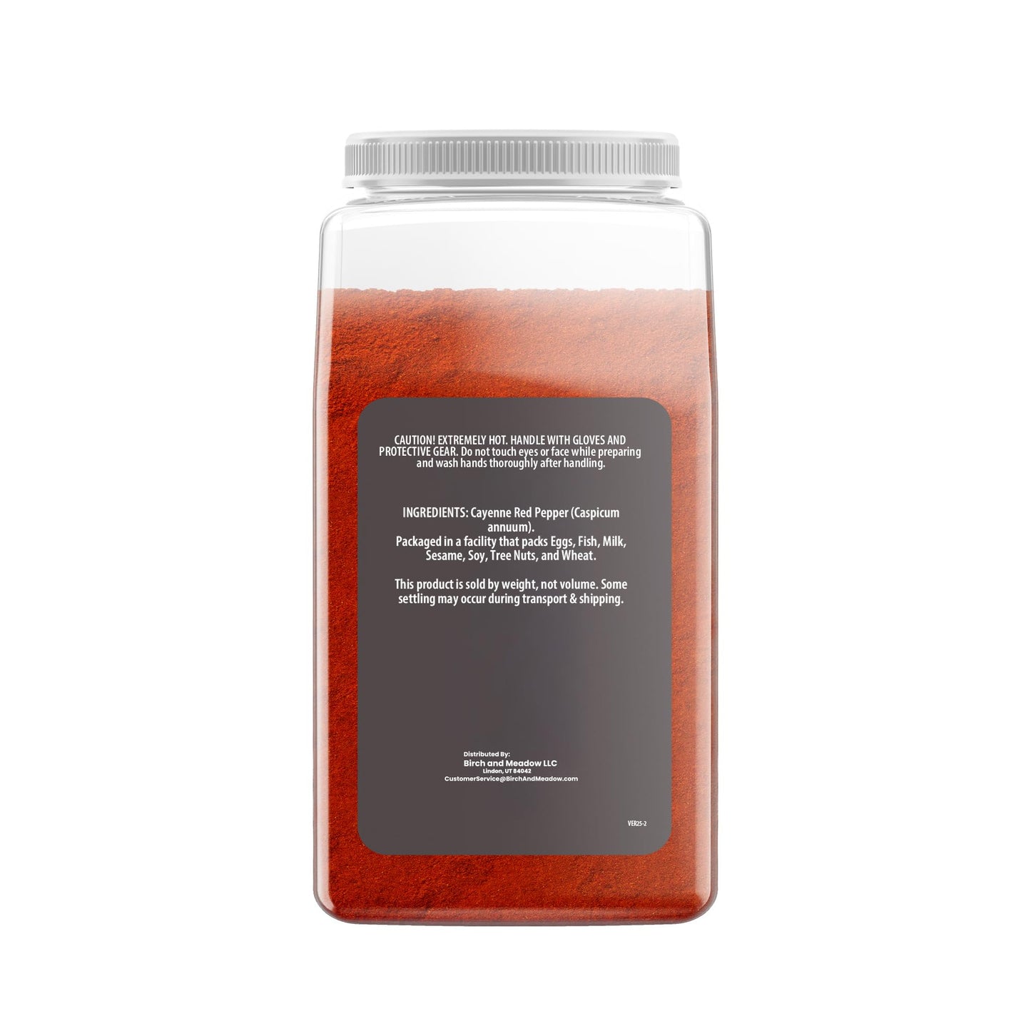 Birch & Meadow 5 lb of Cayenne Pepper, Spicy Seasoning, Chili & Soup