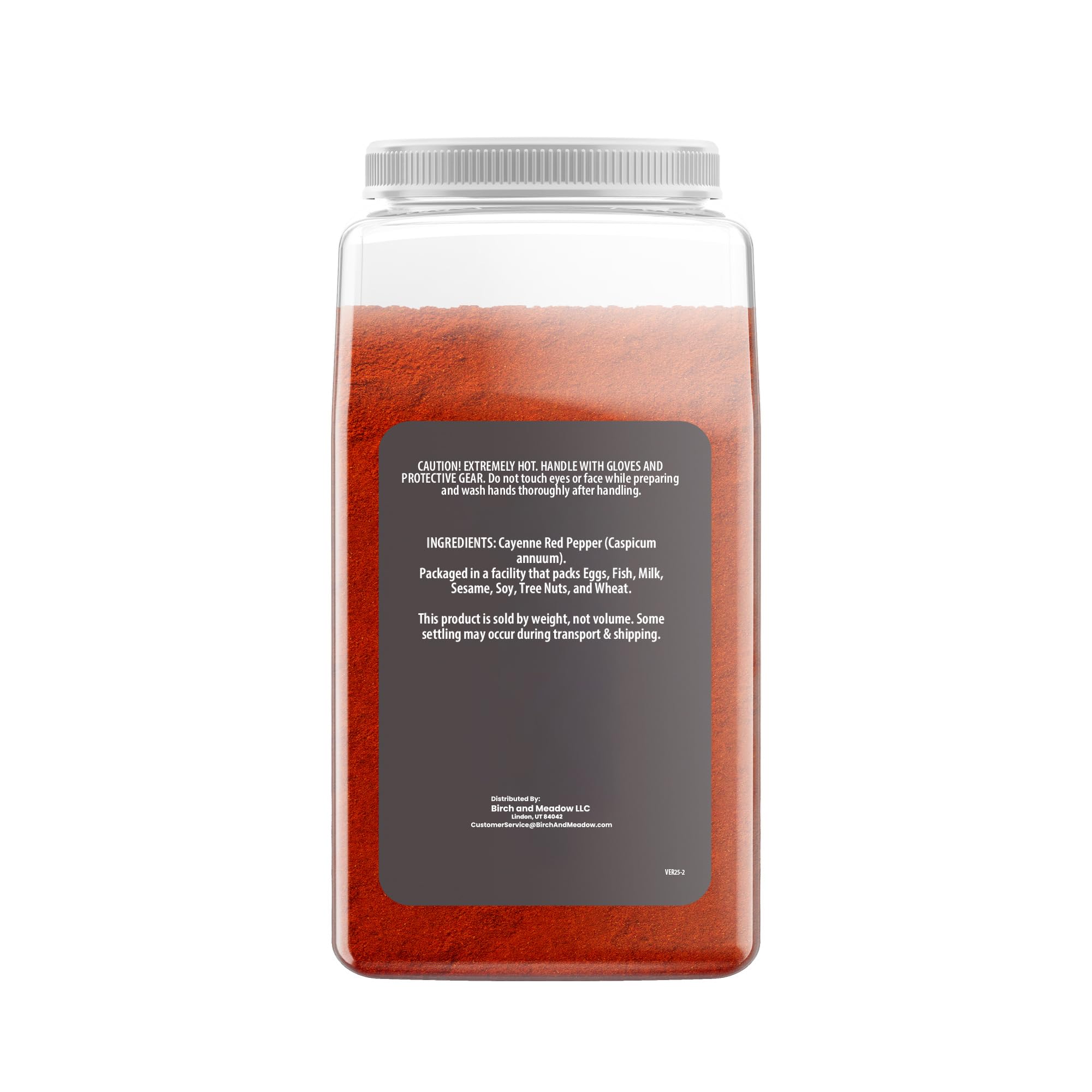 Birch & Meadow 5 lb of Cayenne Pepper, Spicy Seasoning, Chili & Soup
