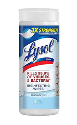 Lysol Disinfecting Wipes, Crisp Linen, 35ct, Crisp Linen, 35 Count (Pack of 1)