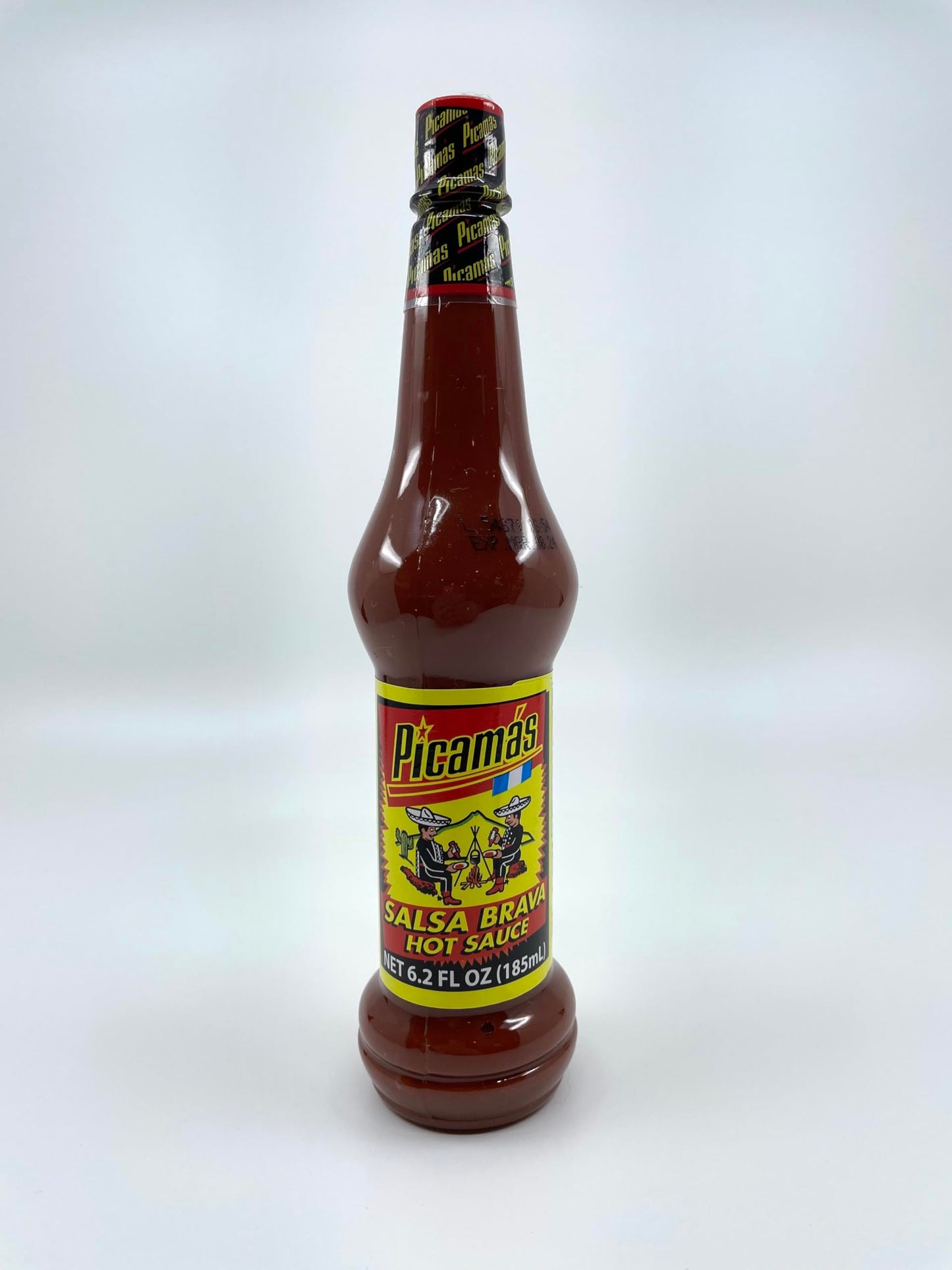 PICAMAS - Red Hot Sauce Salsa Brava 6.2oz Bottles (Pack of 3)