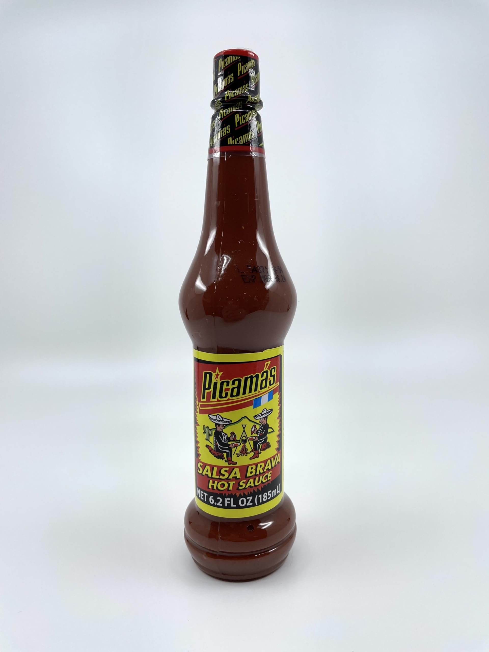 PICAMAS - Red Hot Sauce Salsa Brava 6.2oz Bottles (Pack of 3)