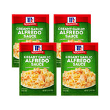 McCormick Creamy Garlic Alfredo Sauce Mix,1.25 oz Packets (Pack of 4)