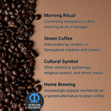 Bakhdad Coffee - Authentic Senegalese Spiced Coffee | 400g | Infused with Hwentea, Grains of Selim, Ethiopian Pepper, Negro Pepper & Uda Pepper