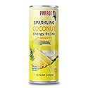 Parrot Brand Sparkling Coconut Pineapple Flavor Energy Drink 11.2 fl.oz (Pack of 12)