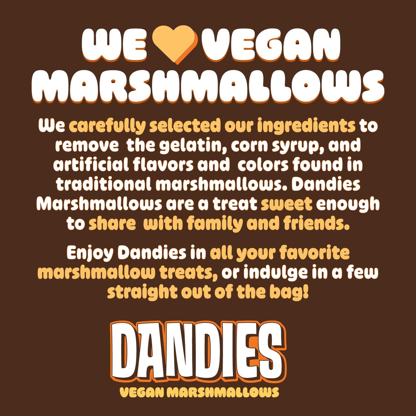 Dandies Maple Vegan Marshmallows, No Artificial Flavorings, Food Dyes, Corn Syrup, or Gelatin, Perfect for Roasting, S’mores, or Snacking (Maple, 2