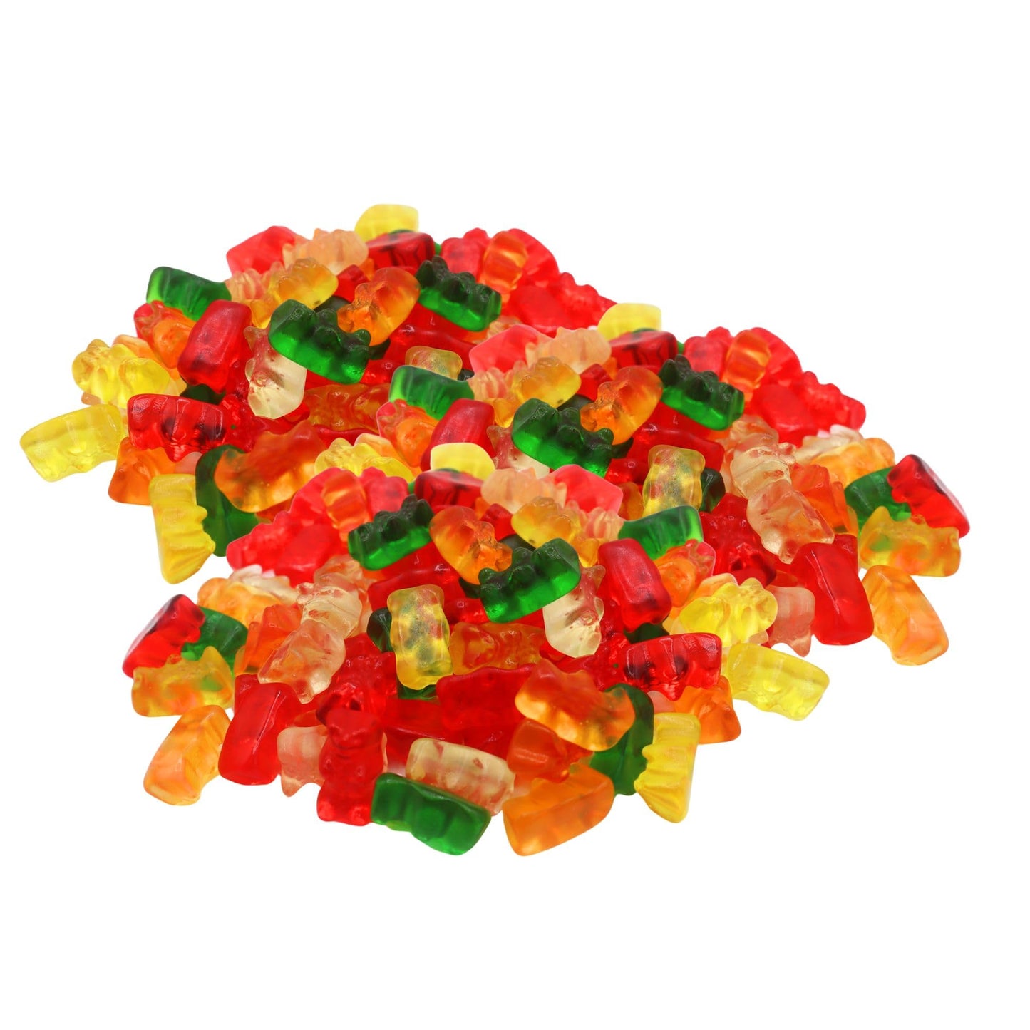 Valentine's Gummy Candy for Classrooms, Fruity Gummy Bears in 5 Flavors, 9.5 oz Bag, Pack of 2 - Chewy Fruit Snacks for Kids & Adults