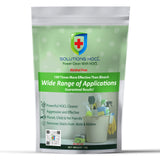 Solution HOCL Powder 10 one gram Individually Packaged Single use packets - (10 grams of total active ingredients) One Gram Packet Makes 1 Gallon (128