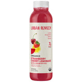 Urban Remedy Organic Strawberry Cherry Lemonade, Fruit-Infused Probiotic Drink with Vitamin C, No Sugar Added, Gluten-Free, Vegan, Non-GMO, 12 fl oz