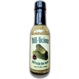 Dill-licious Dill Pickle Hot Sauce Medium Heat, Made with Fresh Scorpion Peppers, Garlic and Onions, Small Batch & Handmade in the USA, No