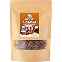 52USA Organic Star Anise, 4 Ounce (Pack of 1), NON-GMO Verified Chinese Star Anises Whole, Dried Star Anise Pods for Tea and baking
