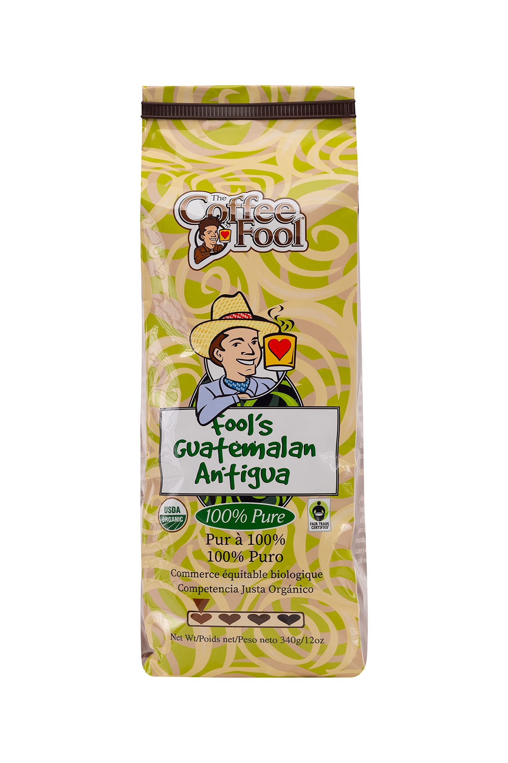Coffee Fool's Organic Fair Trade Guatemalan Antigua (Drip Grind)