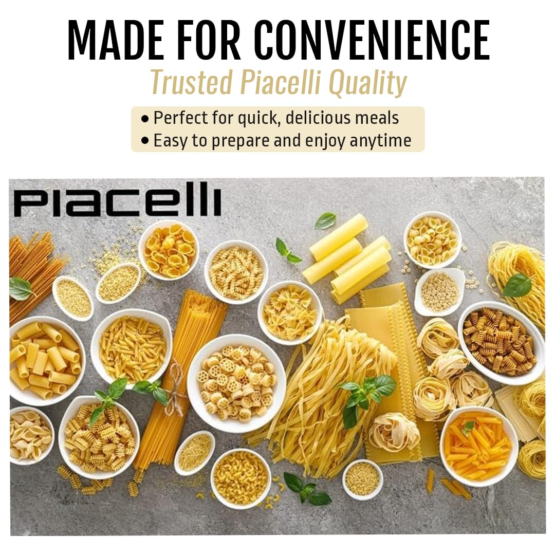 Piacelli Potato Gnocchi- Fresh Gnocchi Pasta Made with Organic Durum Wheat for Authentic Italian Taste- Healthy Pasta with Simple, Nutritious