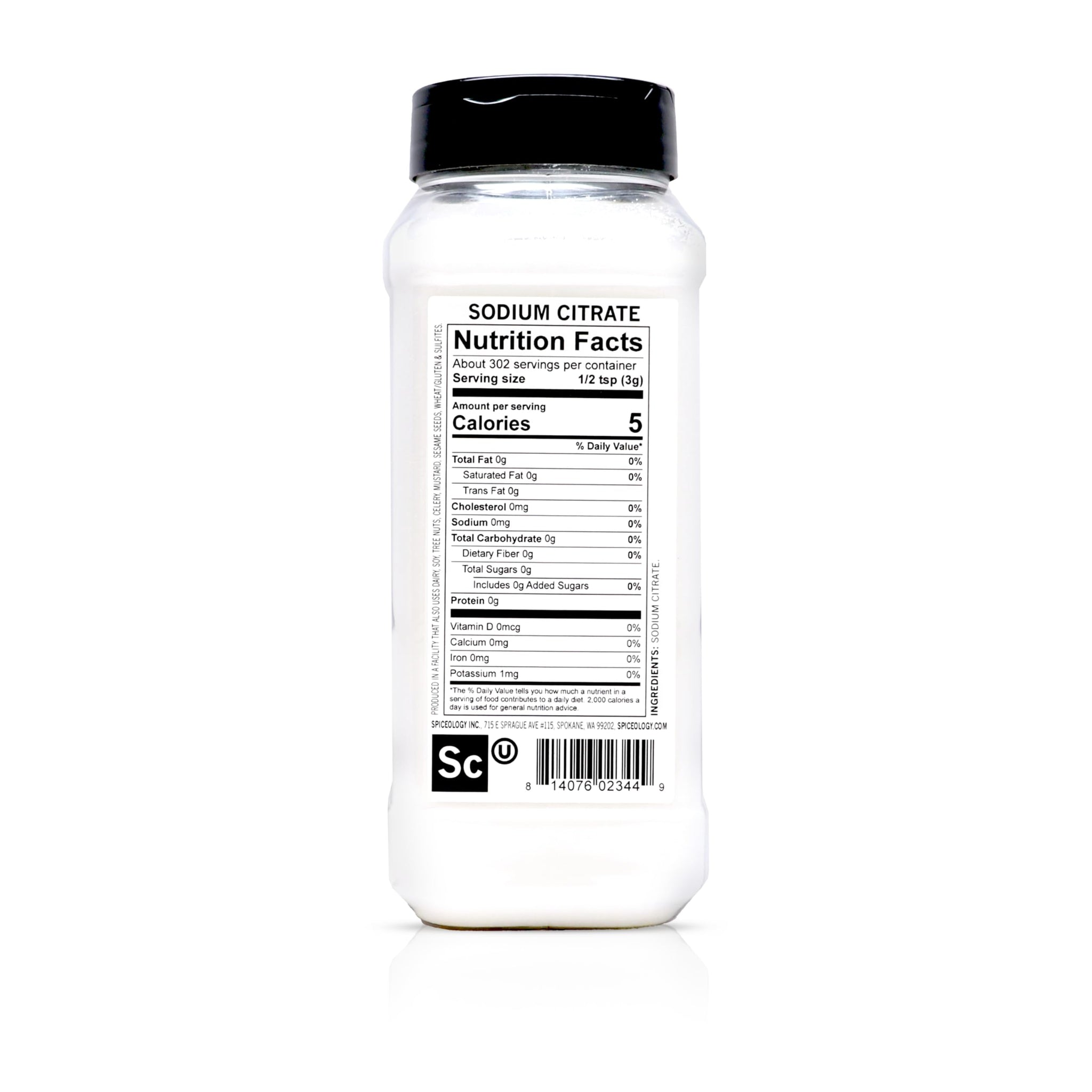 Spiceology - Sodium Citrate Powder - Emulsifying Salt for Smooth Cheese Sauces & Modernist Cooking - Create Velvety Textures Without Clumping - 32 oz
