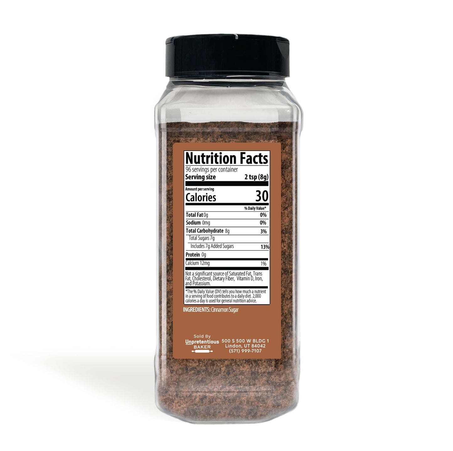 Unpretentious Cinnamon Sugar, 1.7 lb, Balanced Blend, Desserts & Snacks, Convenient
