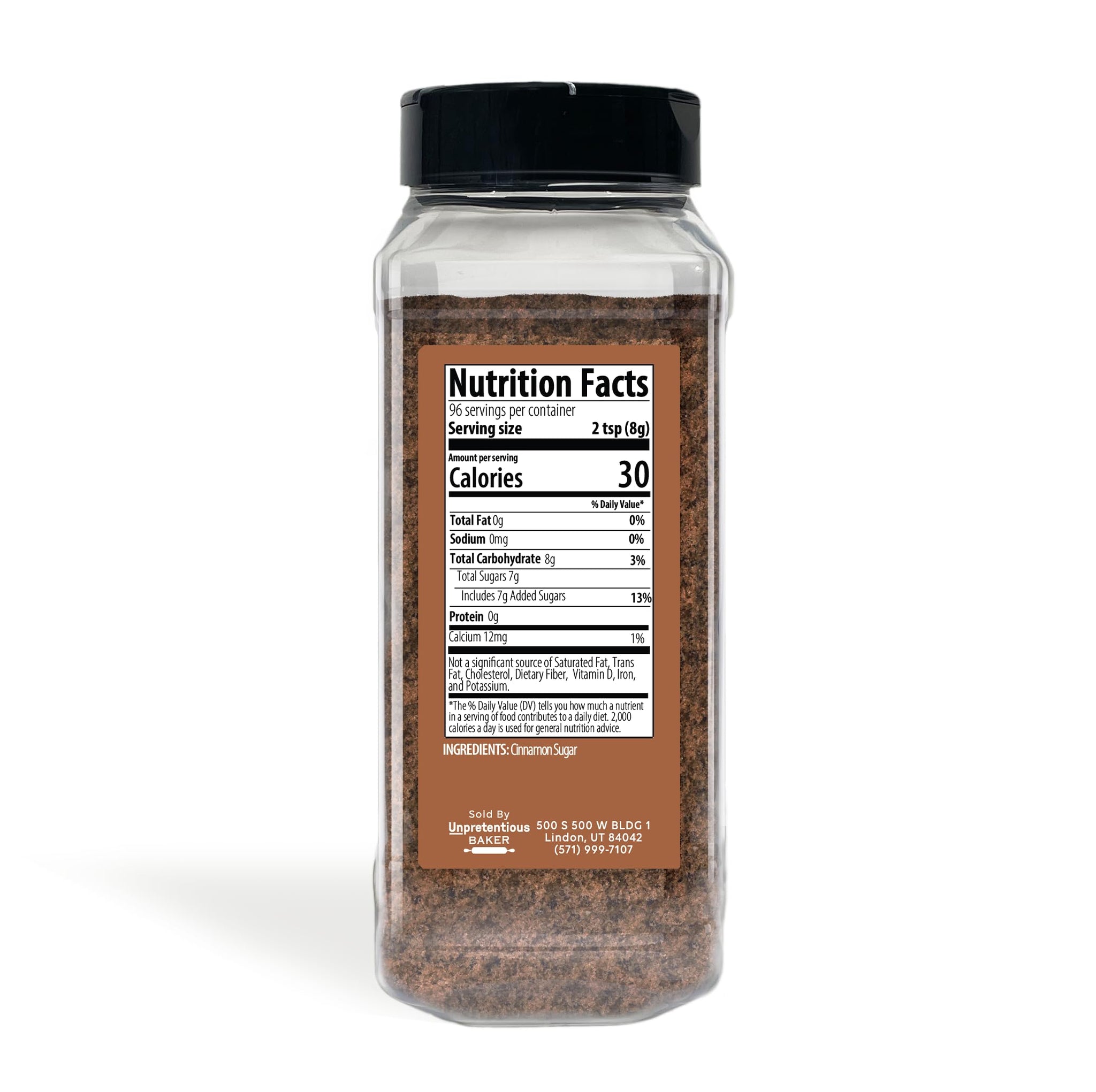 Unpretentious Cinnamon Sugar, 1.7 lb, Balanced Blend, Desserts & Snacks, Convenient