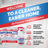 INSTAGONE Stain Remover - RETAIL (2 Pack + 24oz Spray Bottle) - Just Add Water - Indoor/Outdoor Ceiling, Wall, Bathroom, Roof, PVC Fence, Patio