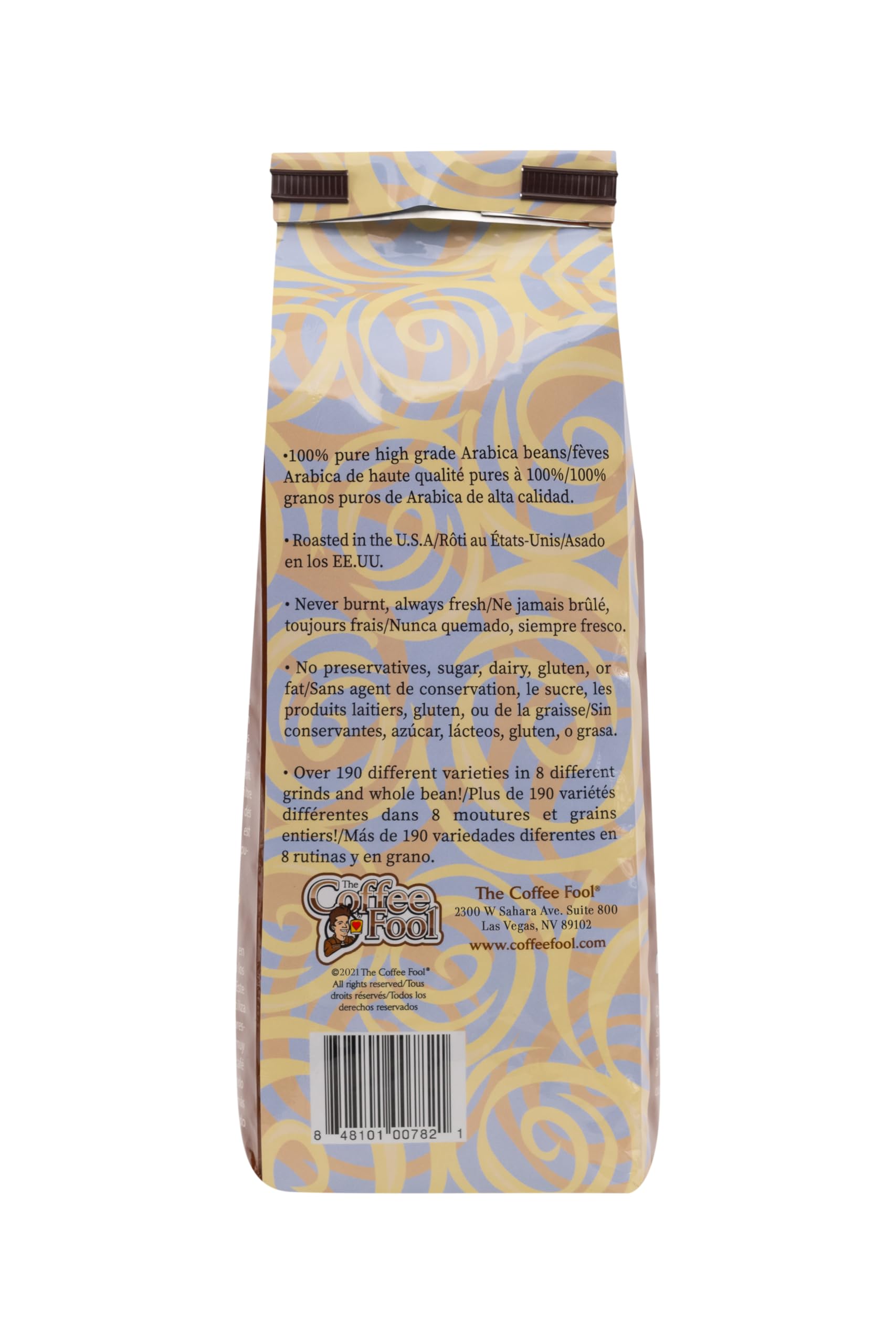 Coffee Fool's Organic Fair Trade House Italian (Perk)
