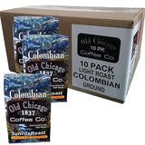 Bulk Lot Case - Gourmet Colombian Ground Coffee - Old Chicago Light Roast
