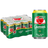 Guarana Antarctica, The Brazilian Original Guarana Soda, Regular, 11.83 fl oz (Pack of 12)