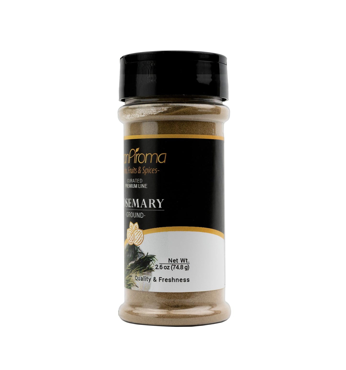 GranAroma Ground Rosemary, Sweet & Savory Flavor, Versatile Spice (2.6 Ounce)