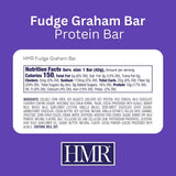 HMR Fudge Graham Protein Bar | Nutritious Snack to Support Weight Maintenance | Low Calorie Dessert | 10g of Protein | 24 Count