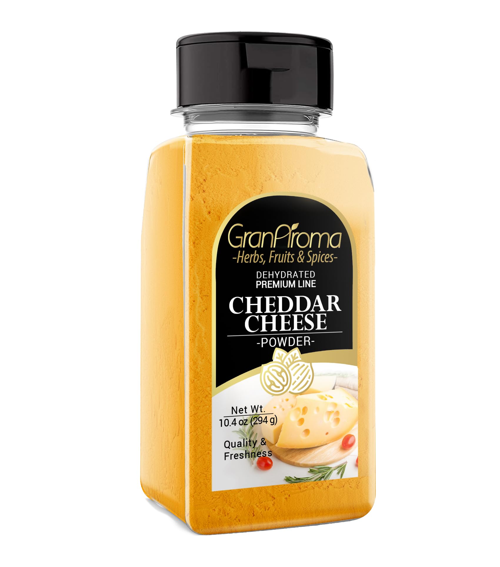 GranAroma Cheddar Cheese Powder, 10.4 oz, Sauces & Dips, Pure Cheese Flavor