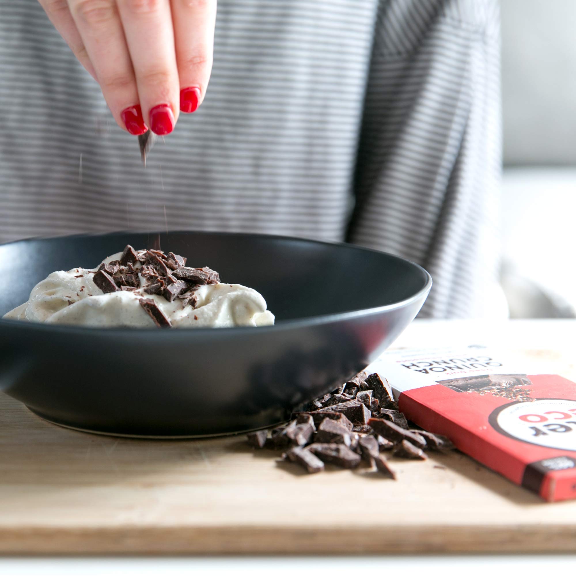 Alter Eco | Chocolate Bars | Pure Dark Cocoa, Fair Trade, Organic, Non-GMO, Gluten Free (12-Pack Dark Quinoa Crunch)