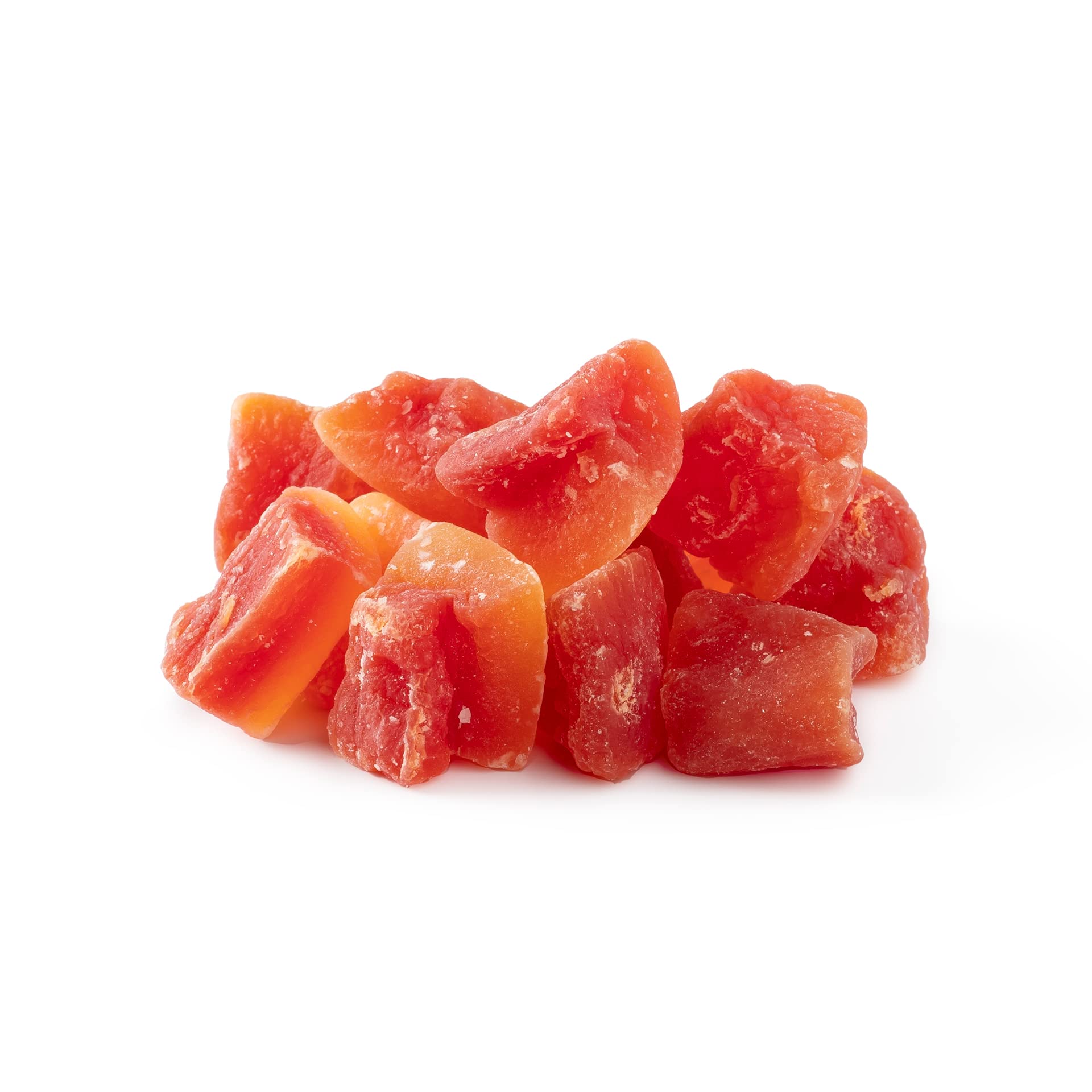 NUTS U.S. - Unsulphured Dried Papaya Chunks | Low Sugar | No Color Added | NON-GMO and Gluten Free | Vegan Snacks | Packed in a Resealable Bag!!! (1