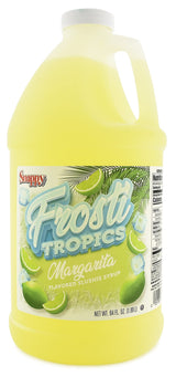 Snappy Frosti Tropics Margarita Slushie Mix, 6 Pack 1/2 Gallon, Slushy Syrup for Frozen Cocktails and Mocktails