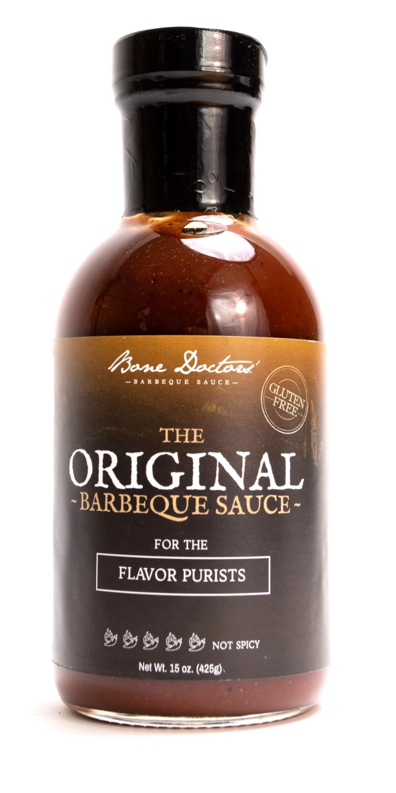 Bone Doctors' - Original BBQ Sauce, 15oz - Classic Zesty Barbecue Sauce with Lemon & Horseradish for Ribs, Chicken, Pork & Grilling - Award Winning