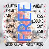 Gerbs Super 5 Fruit Granola, 2 LBS - Top 14 Food Allergy Free & Non GMO - Unsulfured & Keto Safe - Cranberry, Blueberry, Goji Berry, Cherry, Raisin