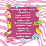Susa Candy Swedish Candy (.5 lbs) Sweet and Sour Mix - Ovals & Skulls, Melon Booms, Ring, Fizzy Balls, Cola Pacifiers, Hand Packed in Sweden