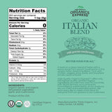 HQOExpress Organic Northern Italian Seasoning - Non GMO, Kosher, USDA Certified Organic Dried Herb Mix with Rosemary, Oregano and Basil Leaves
