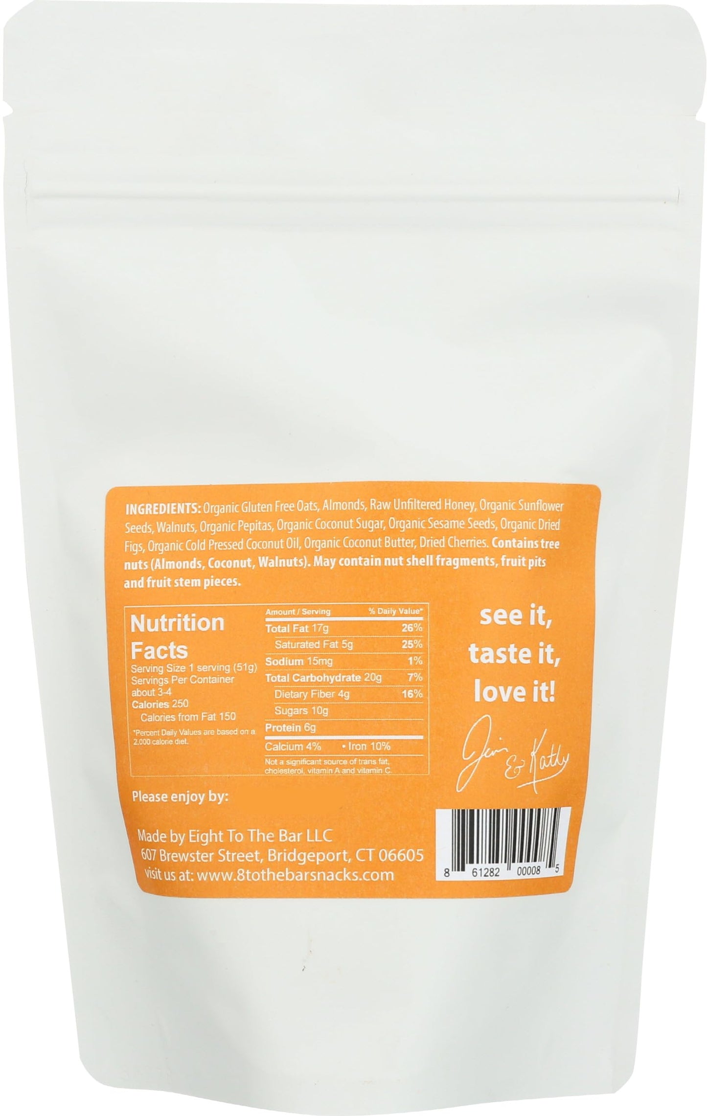 8 TO THE BAR Honey Almond Granola Bites, 6 OZ