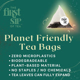 Spirit Tea, Herbal Tea Bags, Chamomile, Lavender, Rose, Cloves, Caffeine-Free, Calming Stress Relief & Health Support Evening Tea - 16 Cups | The