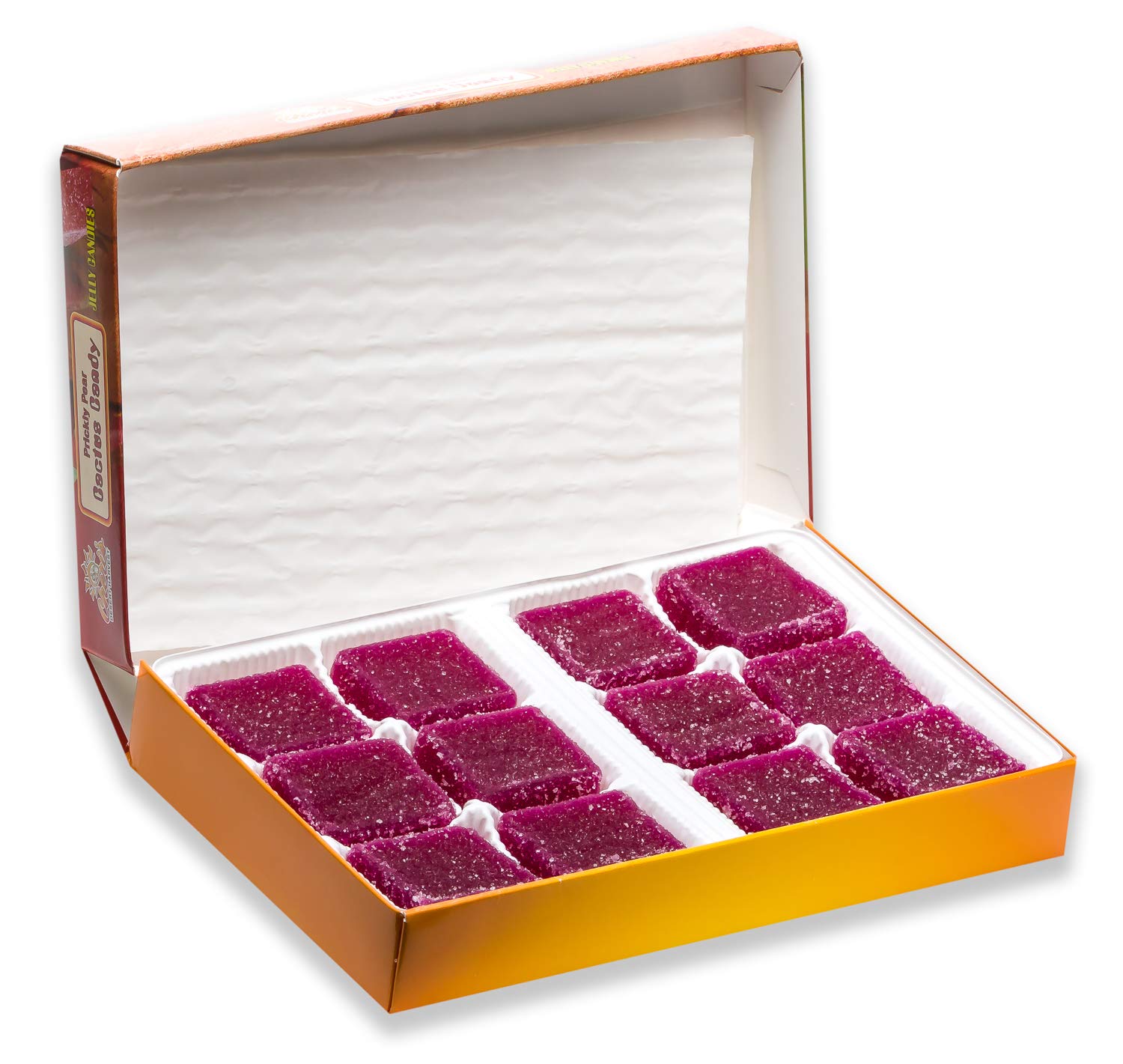 Cheri's Desert Harvest Prickly Pear Cactus Jelly Candies, 12 Pieces, 8.5 Ounces