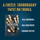 John Wm. Macy - Melting Parmesan CheeseSticks - Hand Crafted, Non GMO, and Nothing Artificial - Made with Real Cheese - 4 oz. Cartons - 3 Pack