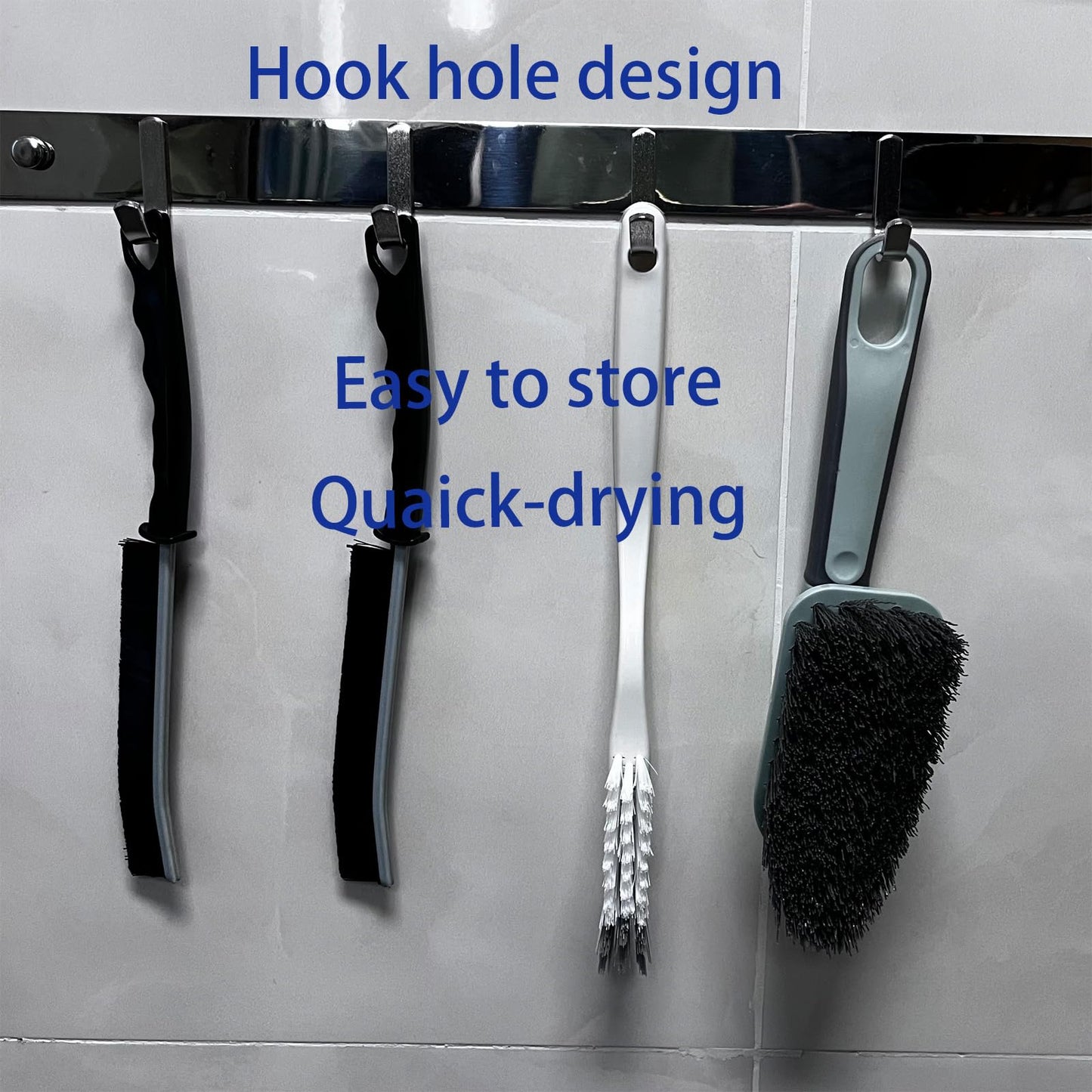 Gap Cleaning Brush Kit - Small Spaces Crevice Brushes