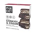 ProtiDIET Protein Wafer Cookies - Crispy Healthy Snacks for Adults with Added Nutrients - 0g Trans Fat - 7 Count Pack