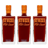 Stuzzi Premium Hot Sauce - Italian Craft Sauce with Dried Calabrian & Fresh Cayenne Peppers 3 Pack (3.4 oz) - All-Natural, Vegan, Gluten-Free