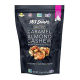 180 Snacks Salted Caramel Almond Cashew with Himalayan Salt - Delicious, Bite-Size Healthy Snacks - Non GMO, Dairy-free, Gluten-free Snacks - EBT
