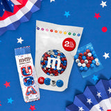M&M'S USA Red, White, and Blue Patriotic Milk Chocolate Candy, 3 Pack