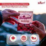 UnTapped Maple Organic Waffles 1.1 oz Each, Box of 16 - Endurance Sports Snacks Sweetened with Real Maple Syrup and Maple Sugar | Vegan & Real Food