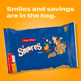 Malt-O-Meal S'mores Breakfast Cereal with Honey Graham Squares, Chocolatey Puffs and Marshmallow Bits, Large Size for Family, 30 oz Bag