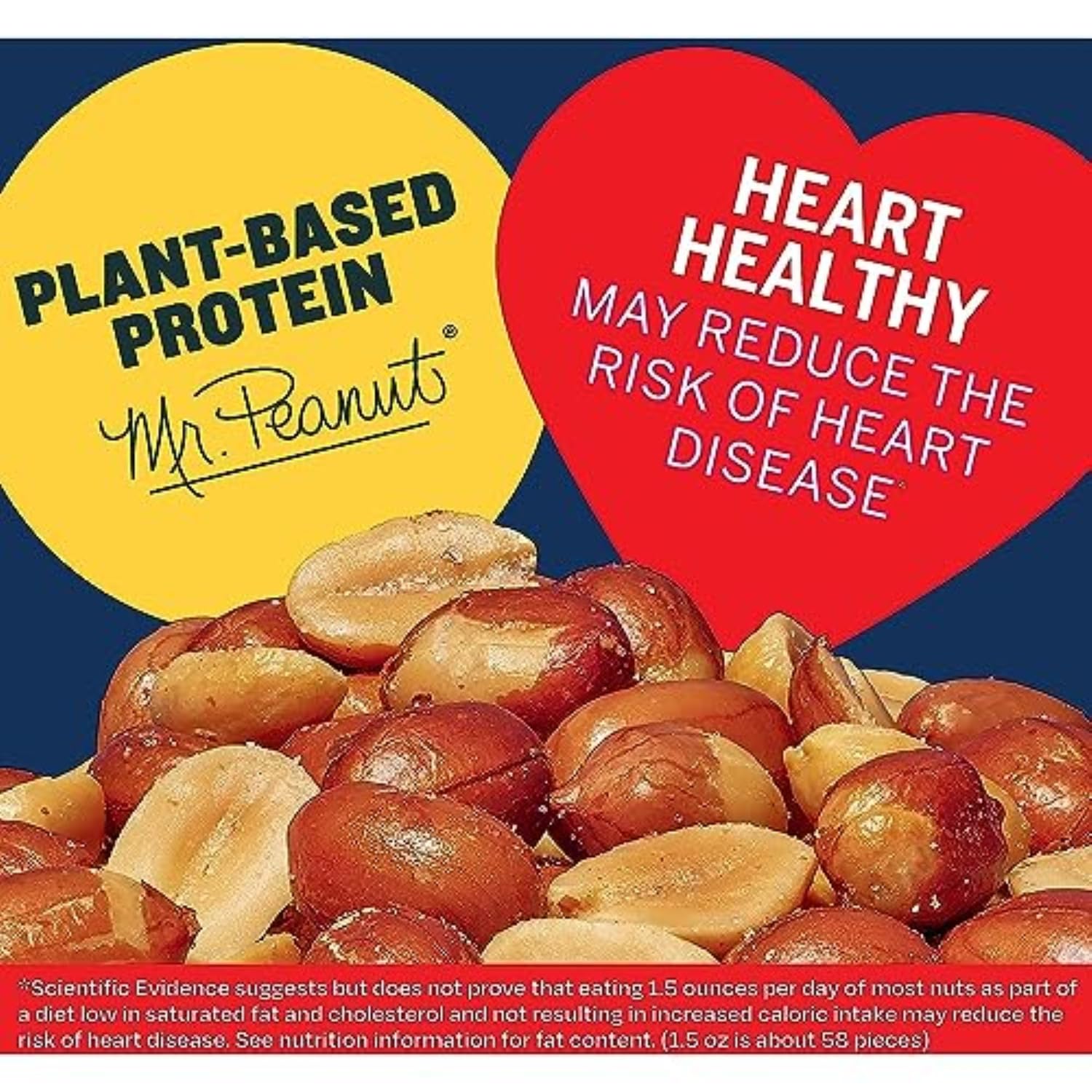 PLANTERS Redskin Spanish Peanuts, Roasted Salted Peanuts 12.5 oz Jars (Pack of 6)