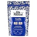 Folk Revival Vanilla Protein Shake Blend - Plant Based, Gluten-Free, Stevia Free - Vegan Protein with 25g Protein & 4g Net Carbs Per Serving - Smooth