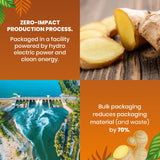 Cederberg Tea Company Organic Ginger Tea - 100 Tea Bags | Organic Herbal Tea From Single Origin | Eco-Friendly | Non-GMO Caffeine Free