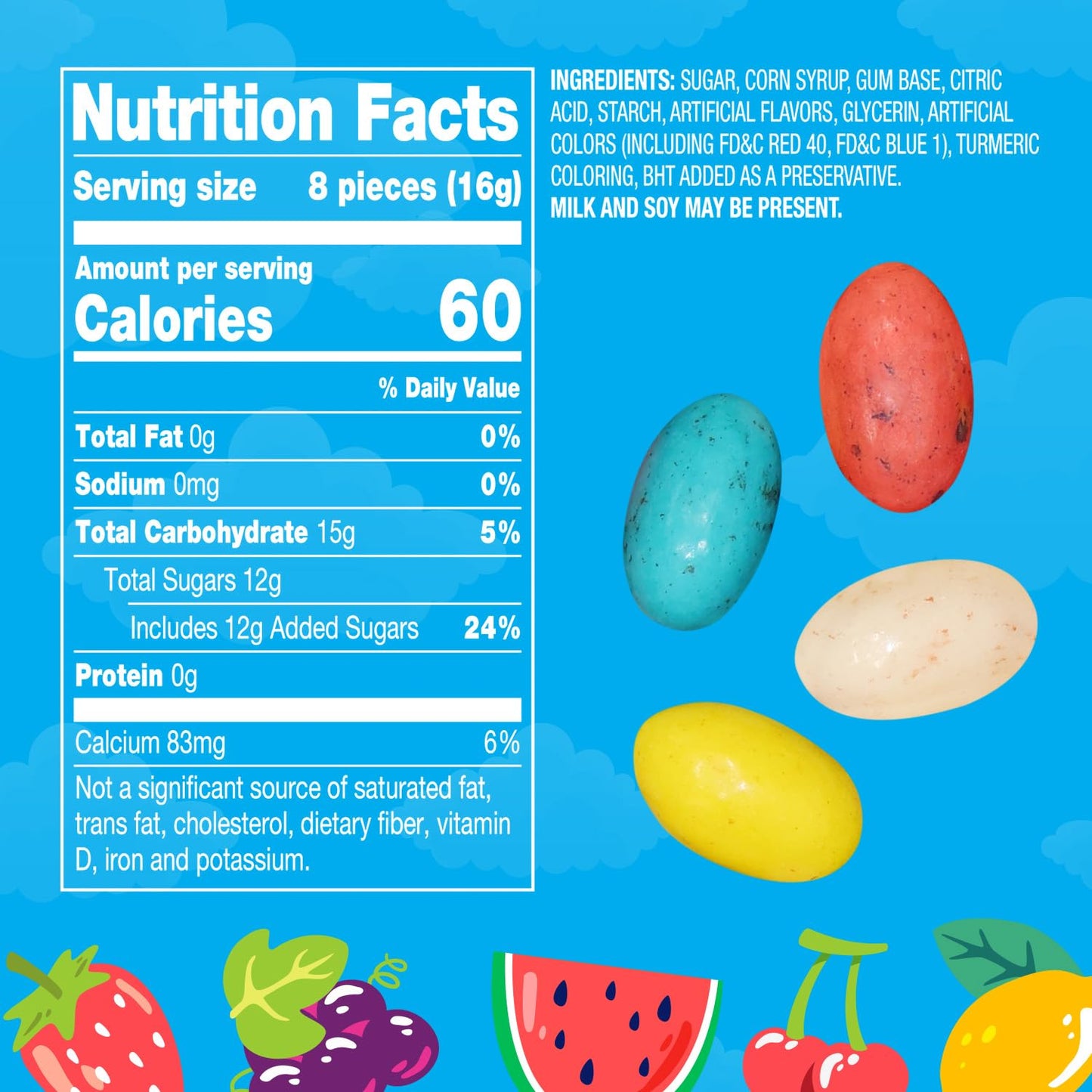 Bubble Gum Egg Candy 1 Pound Bulk Bag - Egg-Shaped Chewing Gum For Party Treats, Egg Hunts & Basket Fillers - Approx 105 Pieces