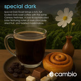 Cambio Roasters Special Dark Roast Organic Coffee Pods - The Only Organic Recyclable Aluminum Coffee Pods, Small Batch Roasted, Keurig® Compatible