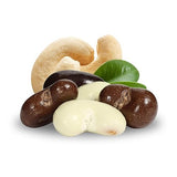 Gourmet Chocolate Covered Cashews Medley by Its Delish, 2 LBS Bulk Bag | Mix of Dark, Milk, and White Chocolate Coated Cashews - Chocolate Cashew Nuts
